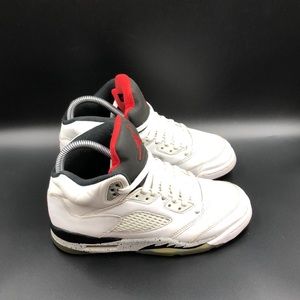 Jordan 5 Retro White Cement Youth Sz 4.5‎ / Women’s Sz 6